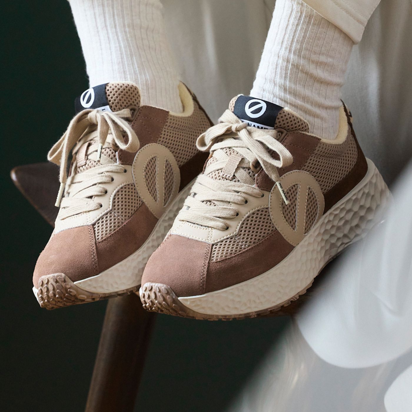 CARTER RUNNER W - MESH/SDE/EARL - MARRONE/BEIGE